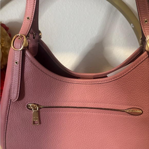 Coach Blush Pink Leather Shoulder Bag - Picture 2 of 2